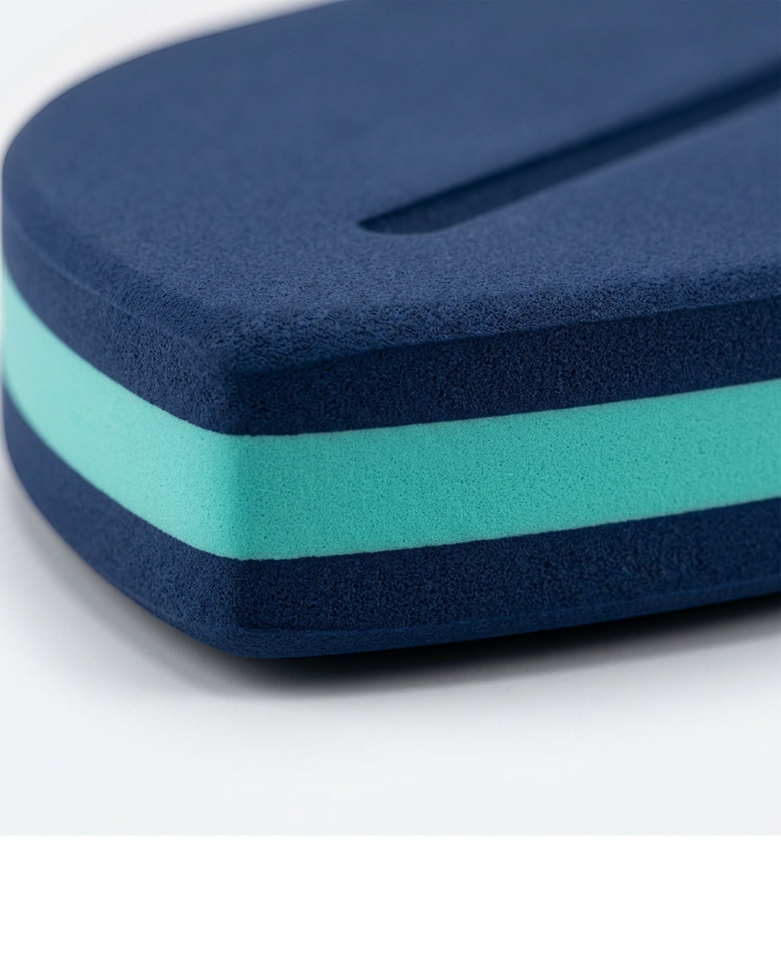 Maplo Laminated Swim Training Board 45 x 29 cm Navy and Teal - Detail view